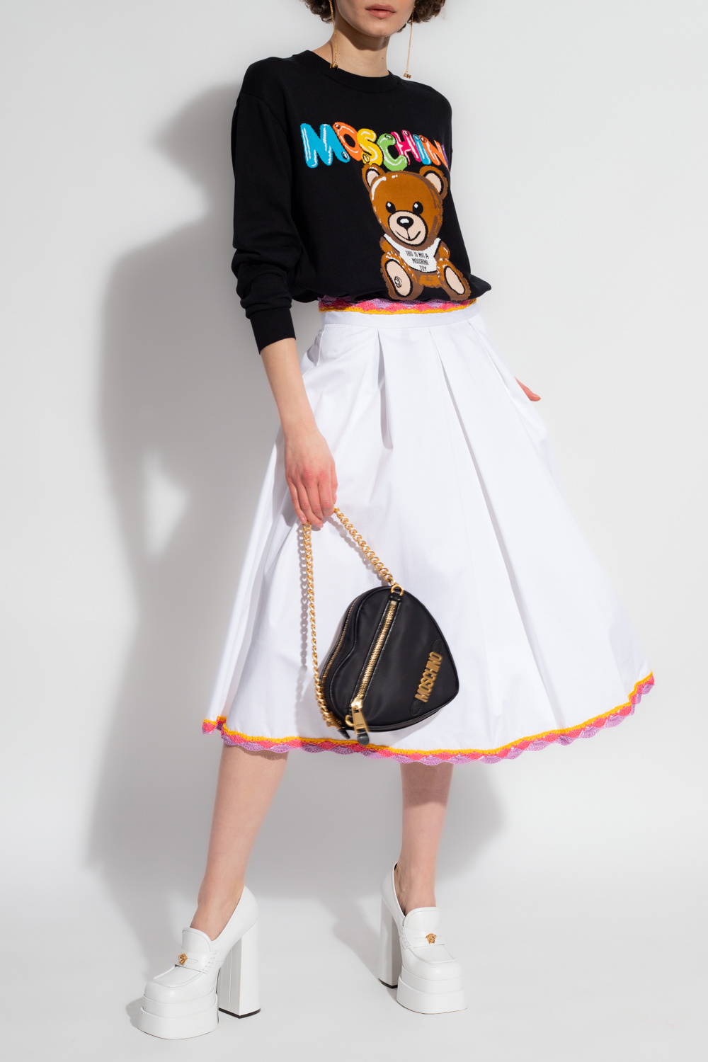 Women's Clothing | Moschino Sweater with logo | AMI Paris